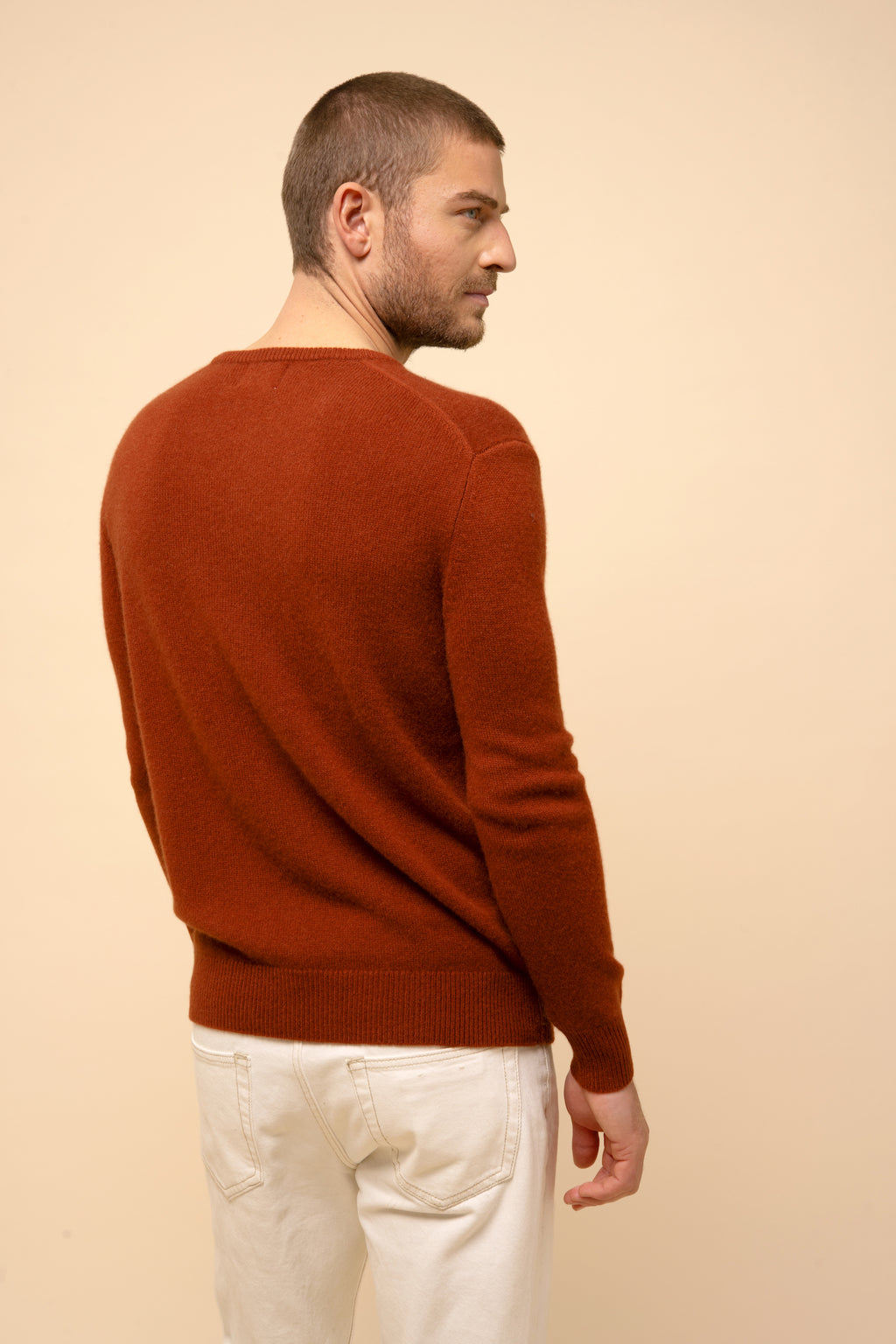Pull Col Rond 4Fils - Gabin - Écureuil