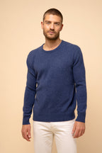 Jersey de Cuello Redondo 4 Hilos - Gabin - Océano Jaspeado