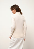 Pull Col Roulé 4Fils - June - Neige
