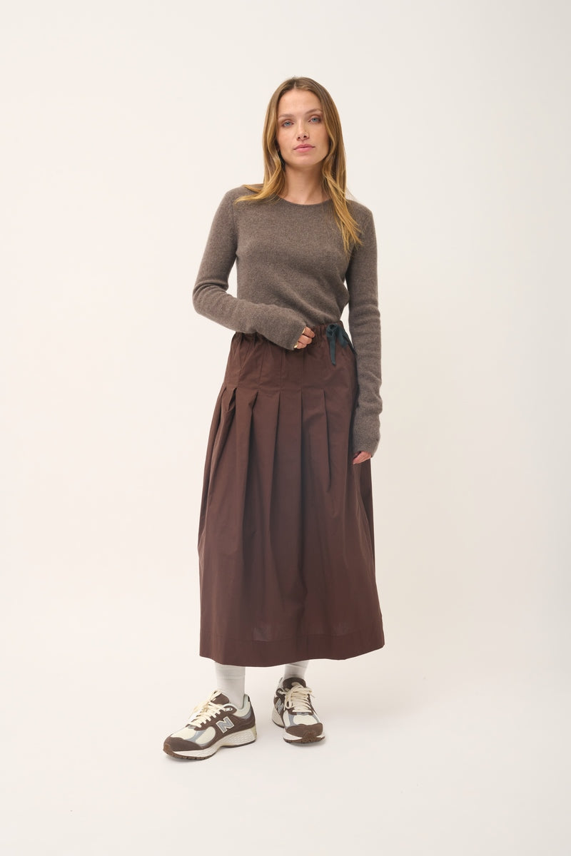 Jersey Cuello Redondo 4 Hilos - Joyce - Taupe Jaspeado