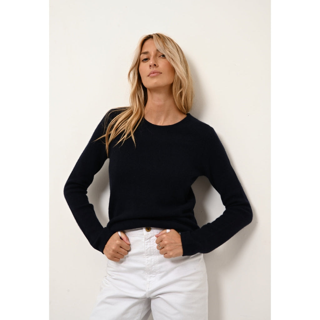 Jersey Cuello Redondo 4 Hebras - Joyce - Navy