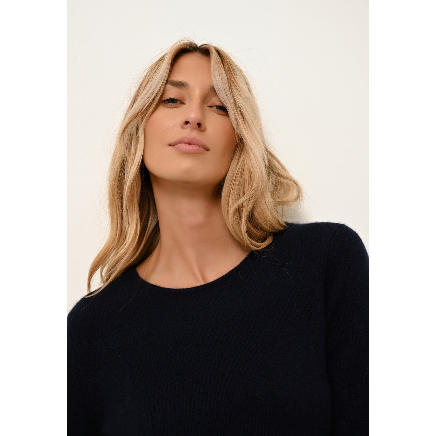 Jersey Cuello Redondo 4 Hebras - Joyce - Navy