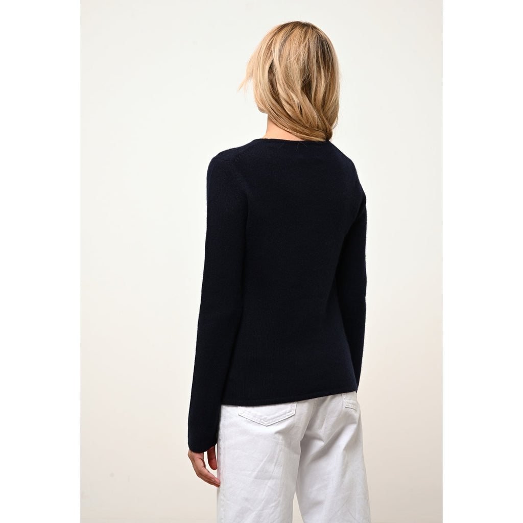 Jersey Cuello Redondo 4 Hebras - Joyce - Navy