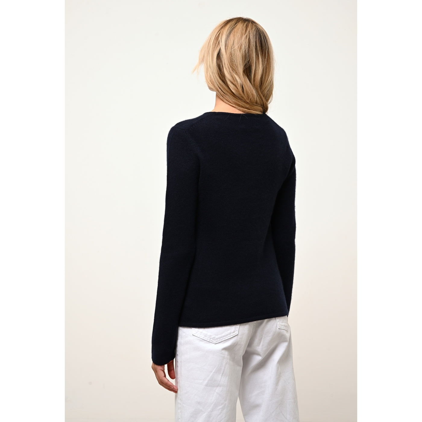 Jersey Cuello Redondo 4 Hebras - Joyce - Navy