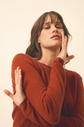 Round Neck Jumper - Vivian - Squirrel