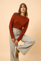 Round Neck Sweater - Jane - Squirrel