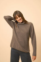 Jersey Cuello Vuelto - Blantyre - Taupe Chiné