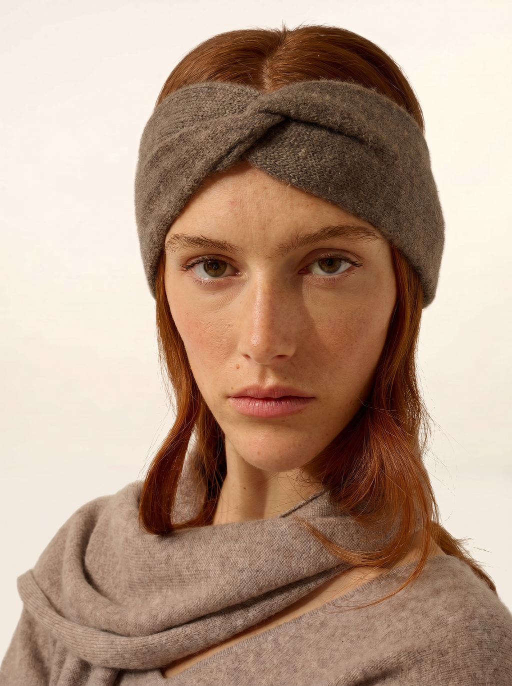 Haarband 4-draads - Namad - Gemêleerd Taupe
