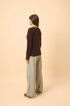 Boat Neck Sweater - Grace - Choco