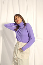 Jersey Cuello Vuelto - Ava - Lavanda