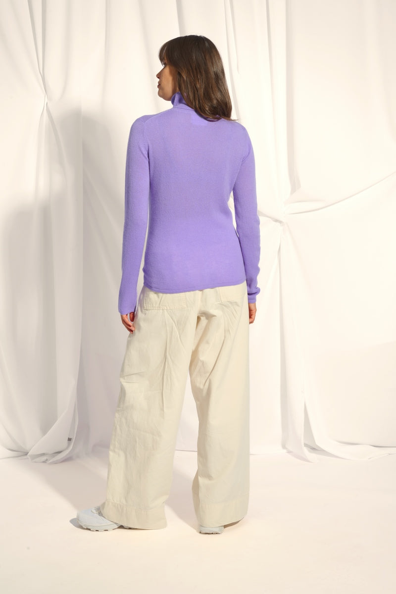 Jersey Cuello Vuelto - Ava - Lavanda