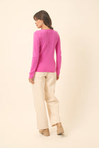 Pull Col Rond - Vivian - Rose