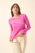 Pull Col Rond - Vivian - Rose