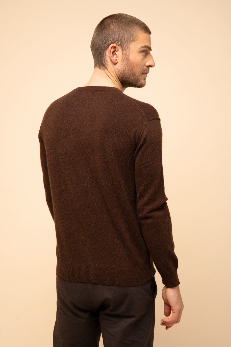 Pull Col Rond - Noe - Café