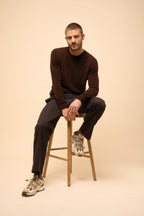 Pull Col Rond - Noe - Café