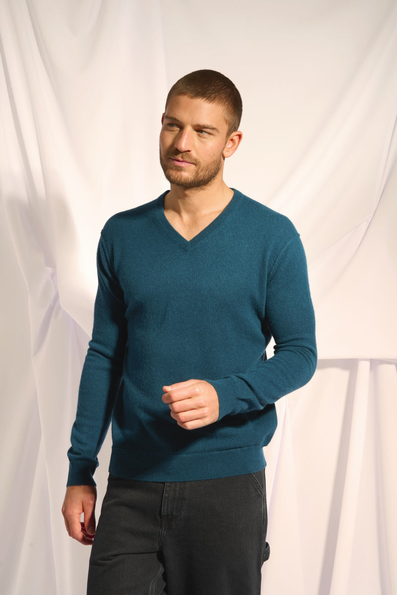Jersey Cuello de Pico - Tom - Verde Pato