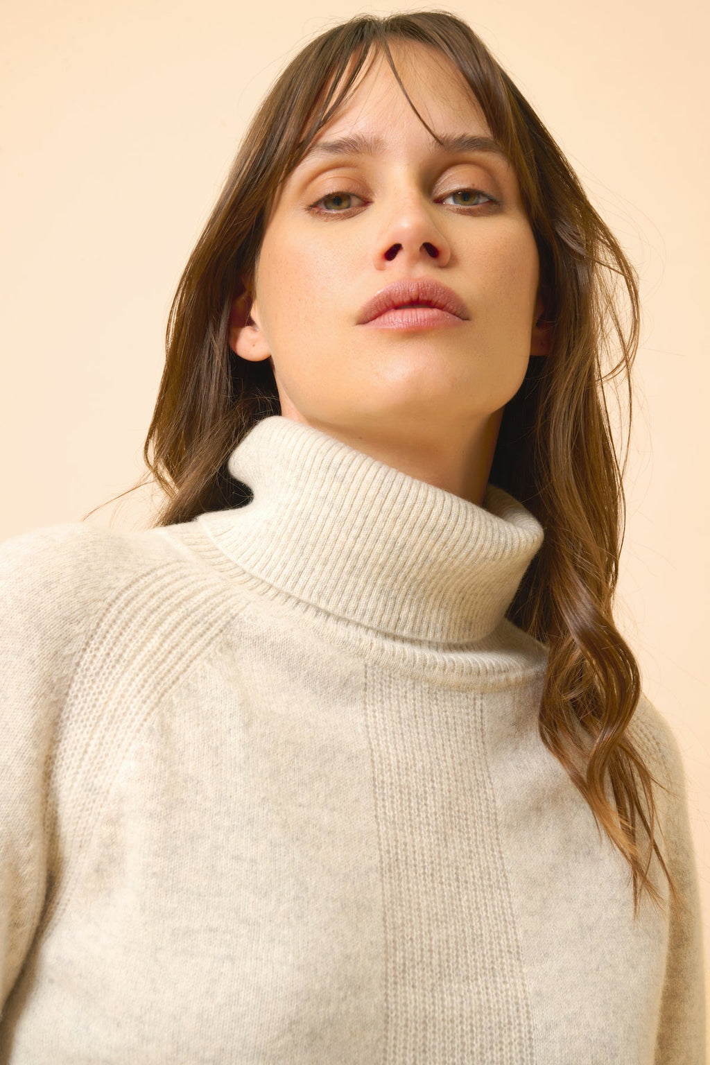 Turtleneck Sweater - Lilly - Pearl Gray Heather
