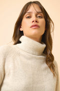 Turtleneck Sweater - Lilly - Pearl Gray Heather