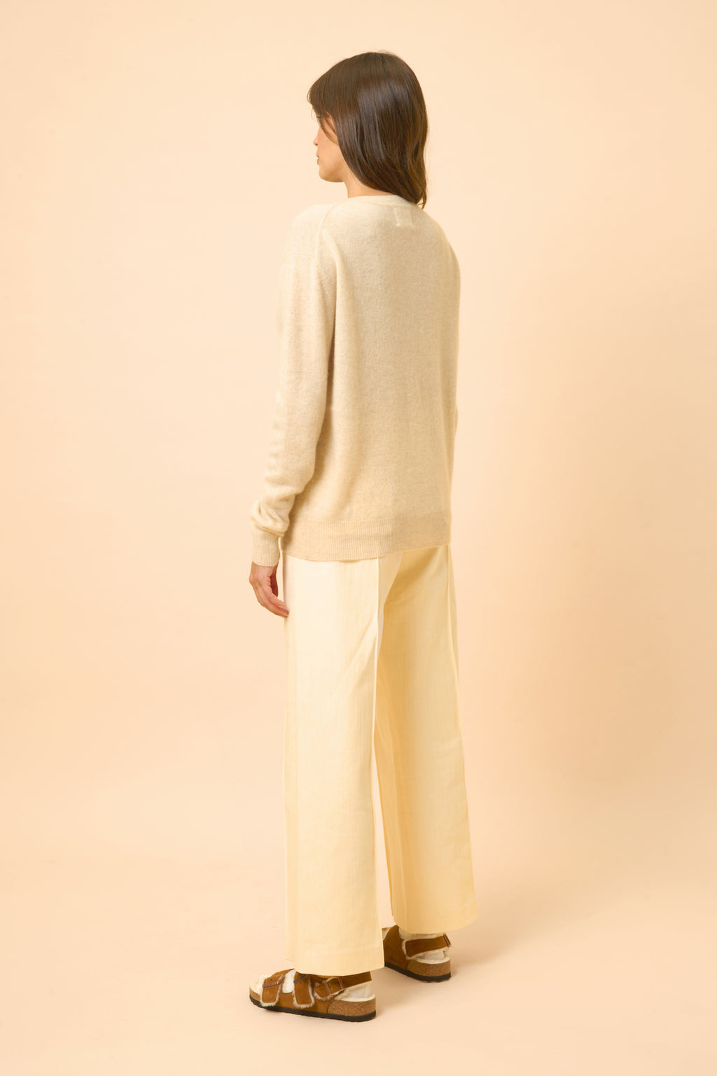 Pull Col V - Nora - Avoine