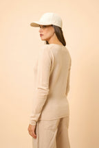 V-Neck Sweater - Joan - Nude