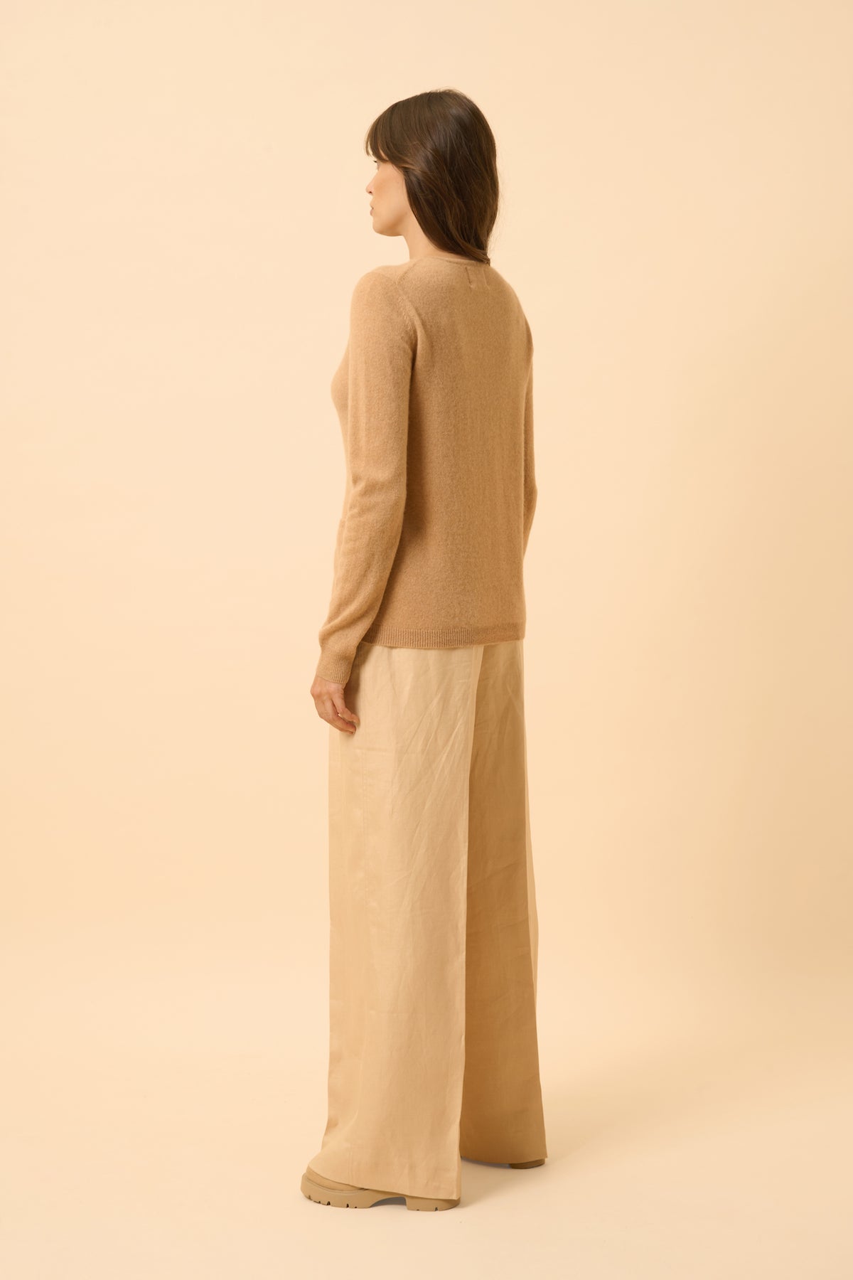 Cardigan Col Rond - Katharine - Sahara
