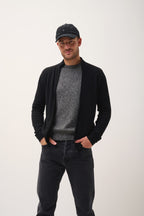 Gilet Zippé Col Montant - Alan - Noir