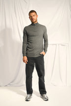Trucker Jumper - Bradley - Heathered Anthracite
