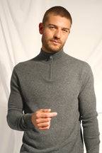 Trucker Jumper - Bradley - Heathered Anthracite