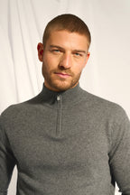 Trucker Jumper - Bradley - Heathered Anthracite