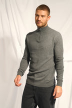 Trucker Jumper - Bradley - Heathered Anthracite
