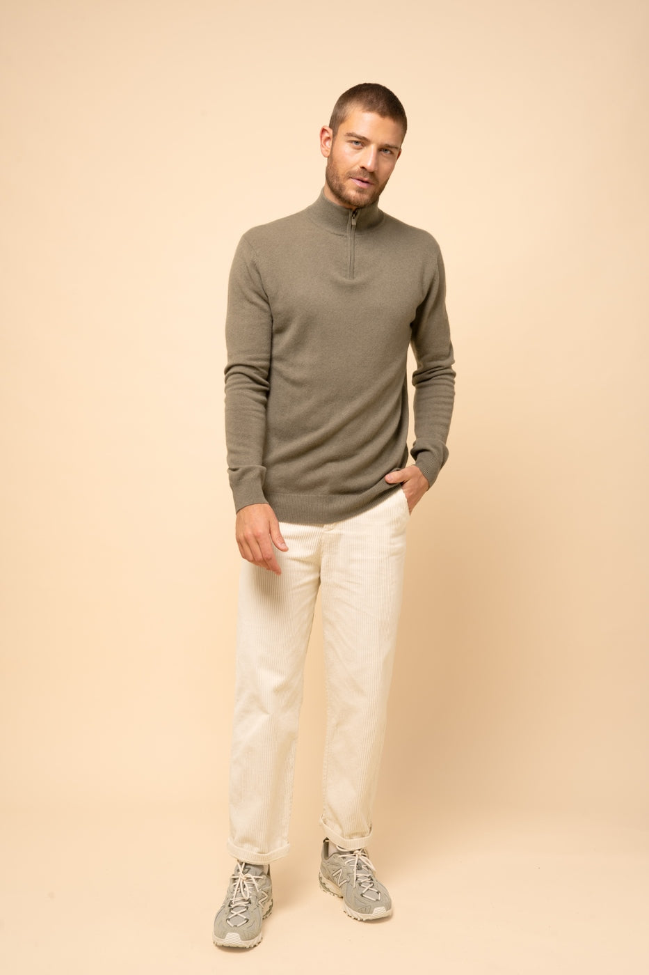 Trucker Sweater - Bradley - Army