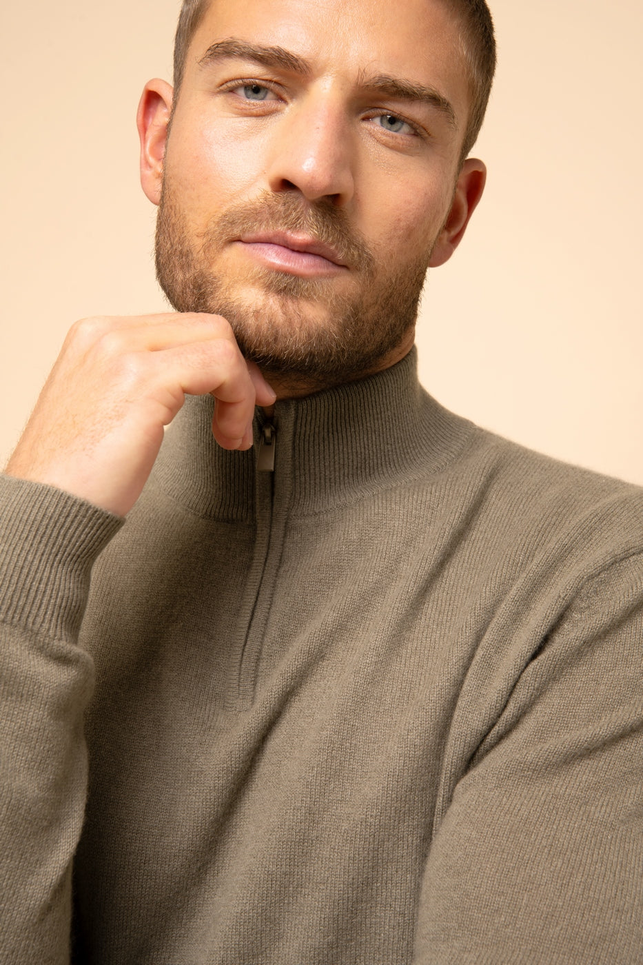 Trucker Sweater - Bradley - Army