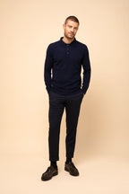 Polo Manches Longues - Douglas - Navy
