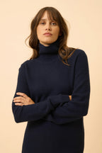 Pull Col Roulé - Udny - Navy