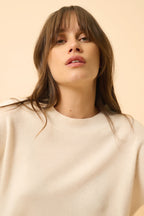 Just Cashmere - Pull Col Rond - Kayla - Ivoire