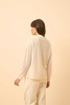 Just Cashmere - Pull Col Rond - Kayla - Ivoire
