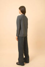Pull Col Rond - Kayla - Anthracite Chiné