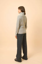 Pull Col Roulé 4Fils - Lucie - Nuage Chiné