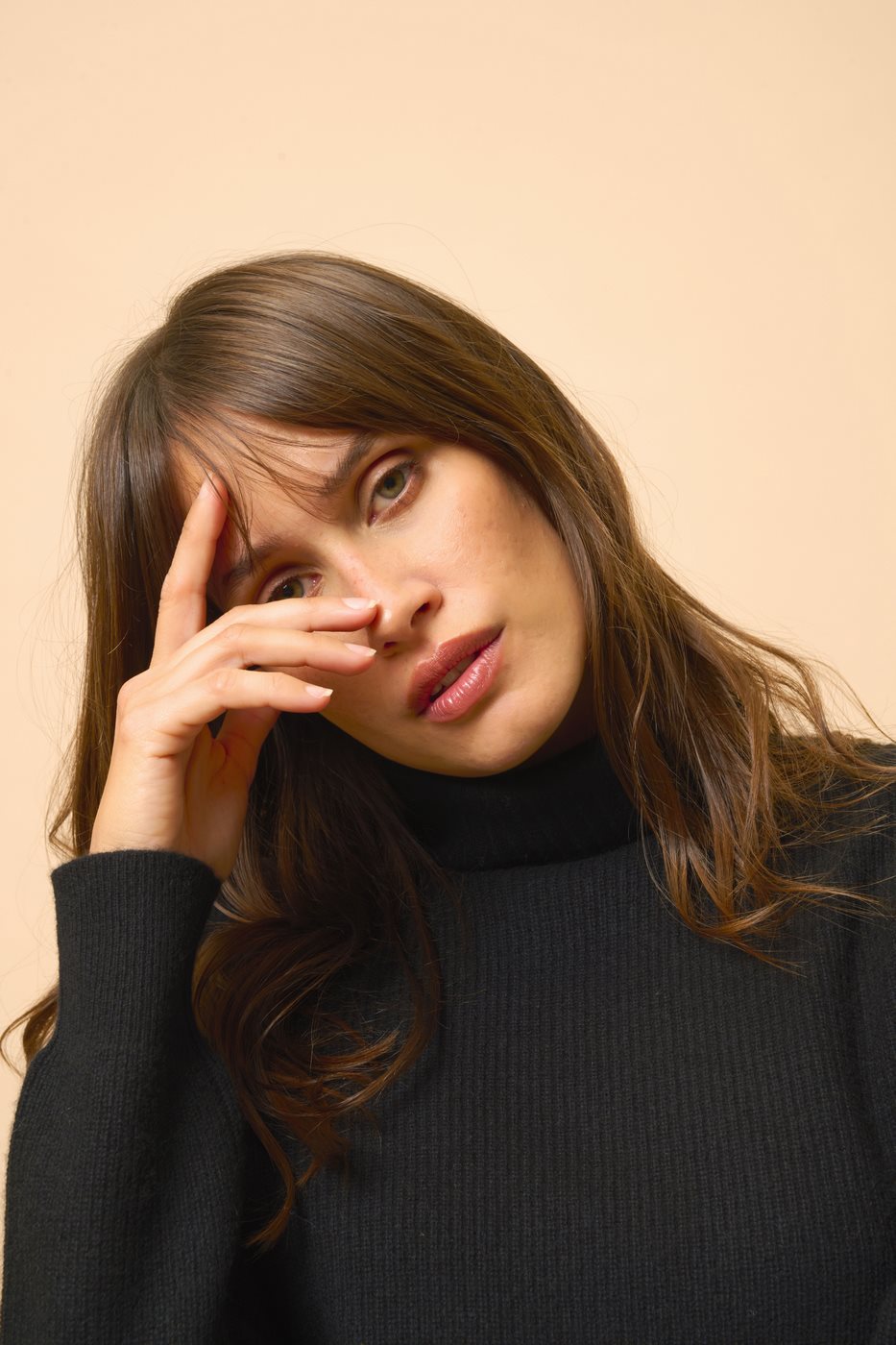 Turtleneck Sweater - Billy - Black