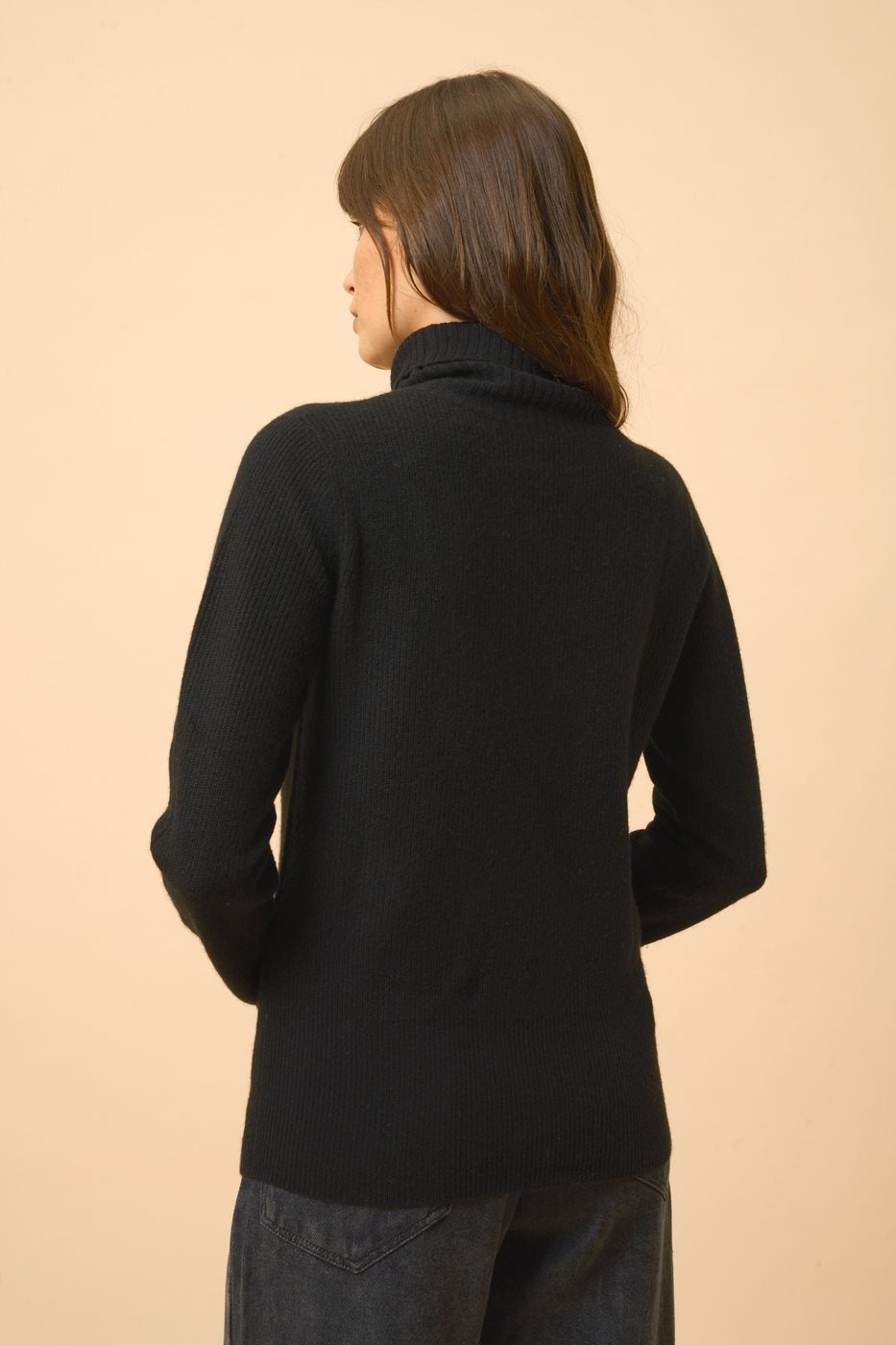 Turtleneck Sweater - Billy - Black