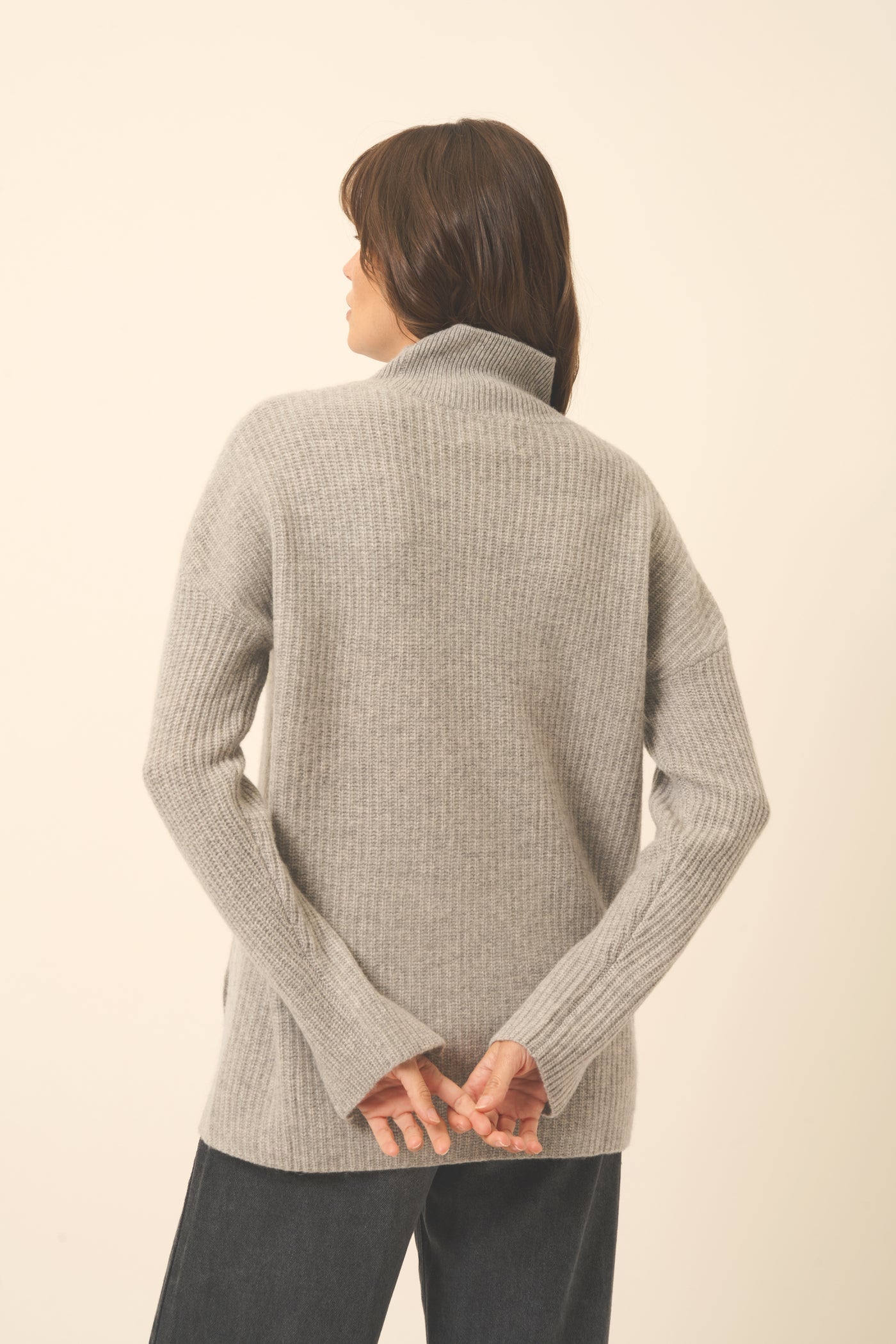 Jersey Cuello Vuelto 4 Hilos - Louise - Nuage Chiné