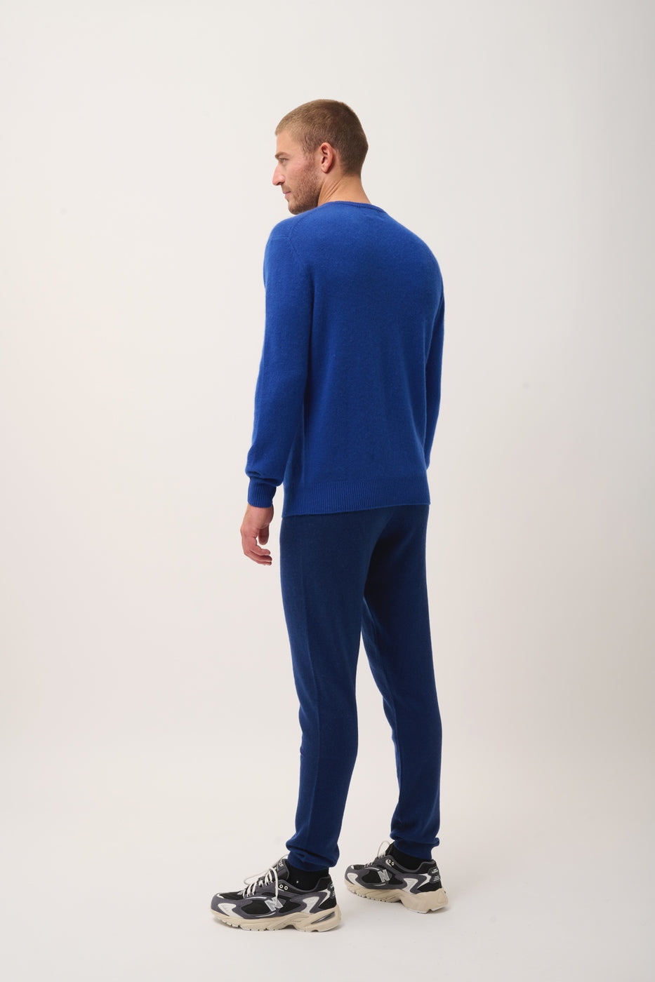 Rundhals-Pullover 4-fädig - Gabin - Ultramarin