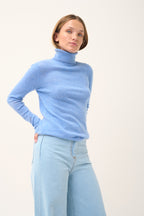 Jersey Cuello Vuelto - Ava - Sky