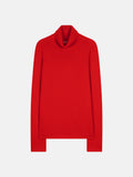 Pull Col Roulé 4Fils - June - Rouge