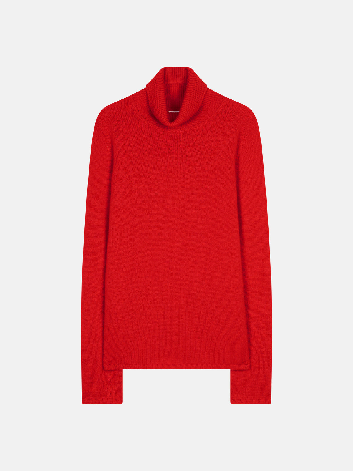 Pull Col Roulé 4Fils - June - Rouge