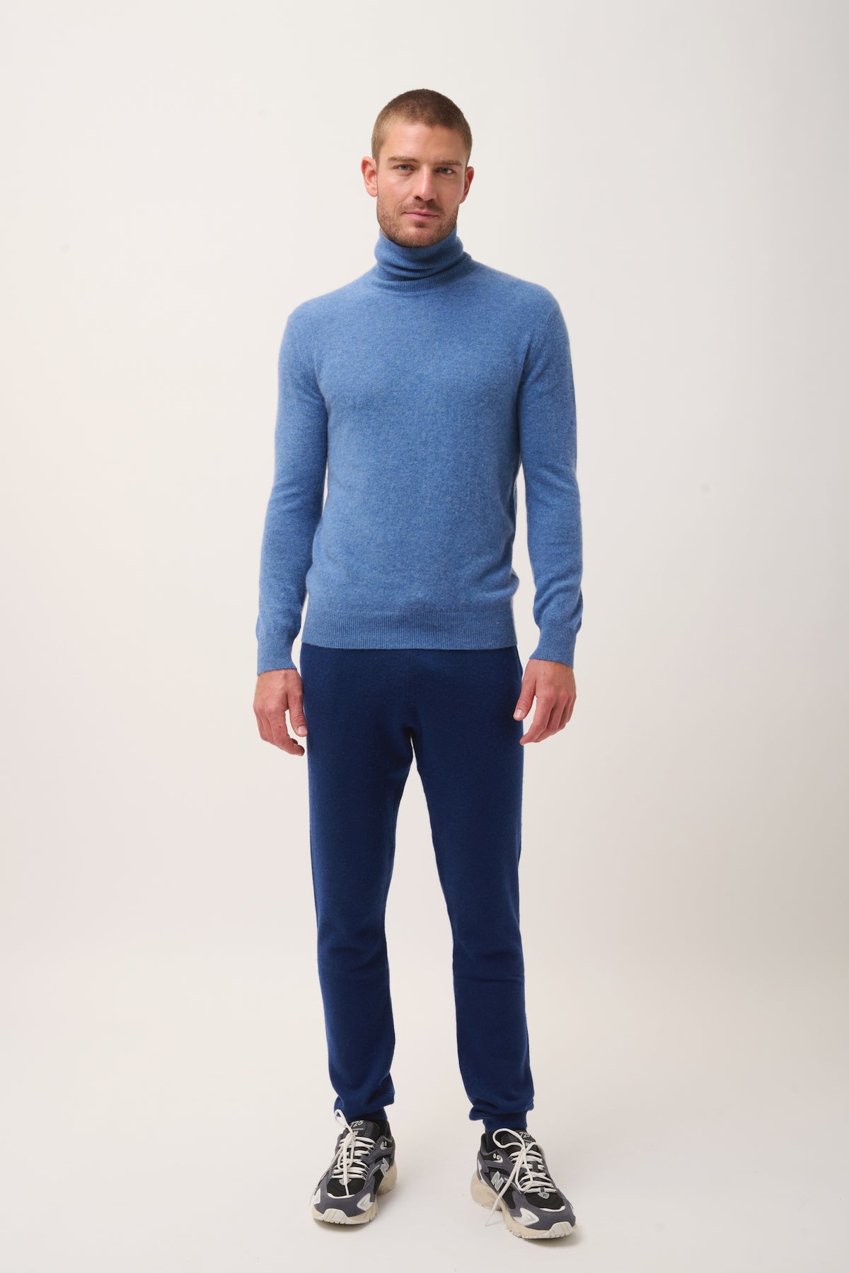 Jersey de Cuello Vuelto - Connor - Azul Denim