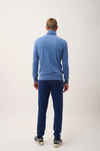Jersey de Cuello Vuelto - Connor - Azul Denim