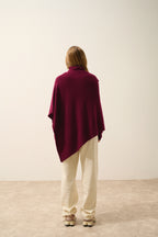Poncho 4-Draads - Ashley - Bordeaux