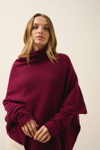 Poncho 4-Draads - Ashley - Bordeaux