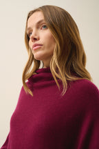 Poncho 4-Draads - Ashley - Bordeaux